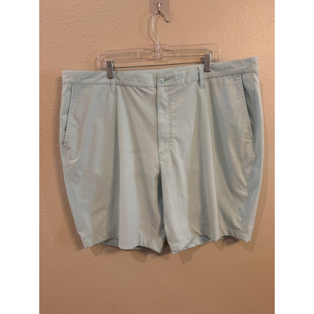 FootJoy FJ Golf Shorts Mens W44 Light Blue‎ Polyester Flat Front Athletic